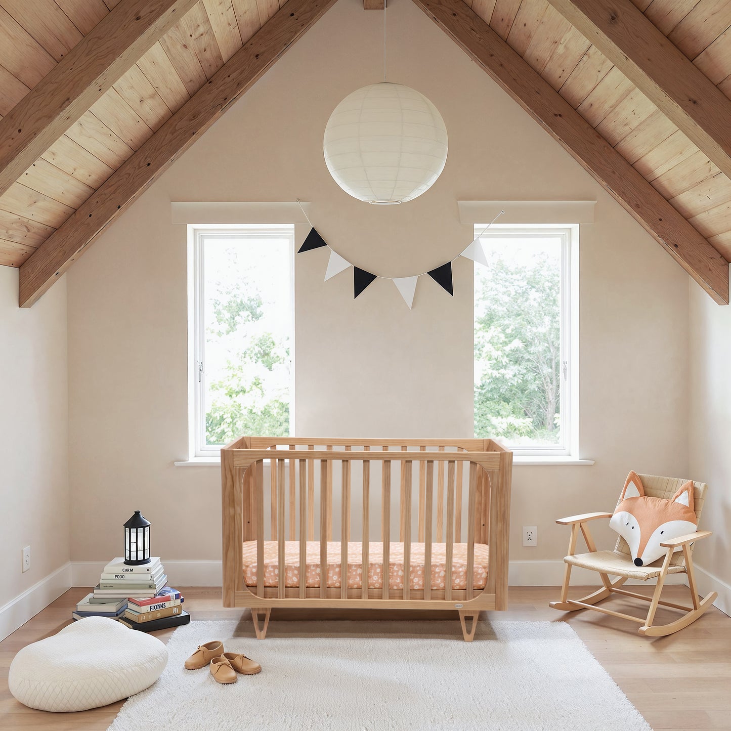 COCOON Vibe Sandstone including an Australian made Inner Spring mattress & Toddler bed rail