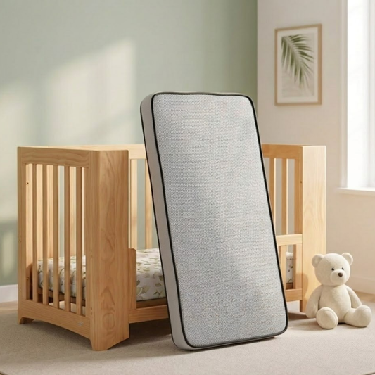 COCOON Evolve 4 in 1 Sandstone Including the Australian made mattress set & Toddler bed Conversion Kit