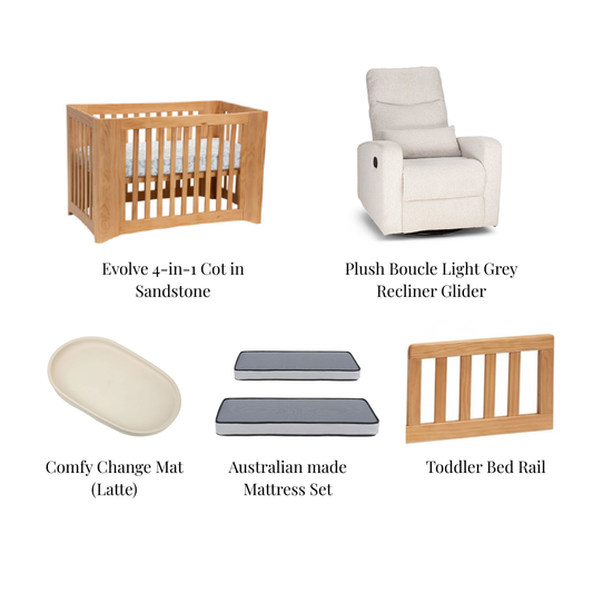 Bed and Mattress Package: Evolve Cherished Moments Bundle