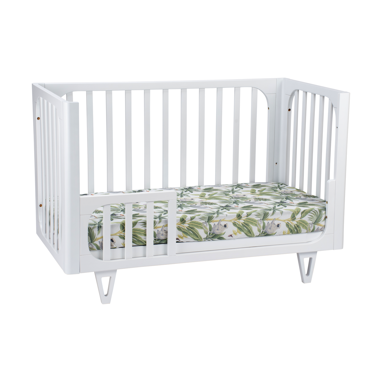 COCOON Vibe White including an Australian made Inner Spring mattress & Toddler bed rail