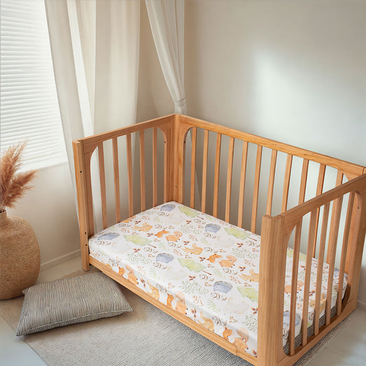 COCOON Fitted Cot Sheet – Forest Friends