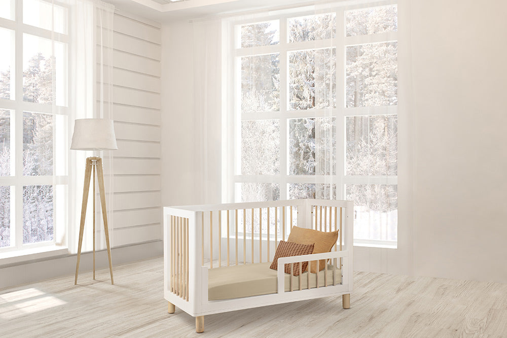 COCOON Allure White/Natural wash including an Australian made inner spring mattress