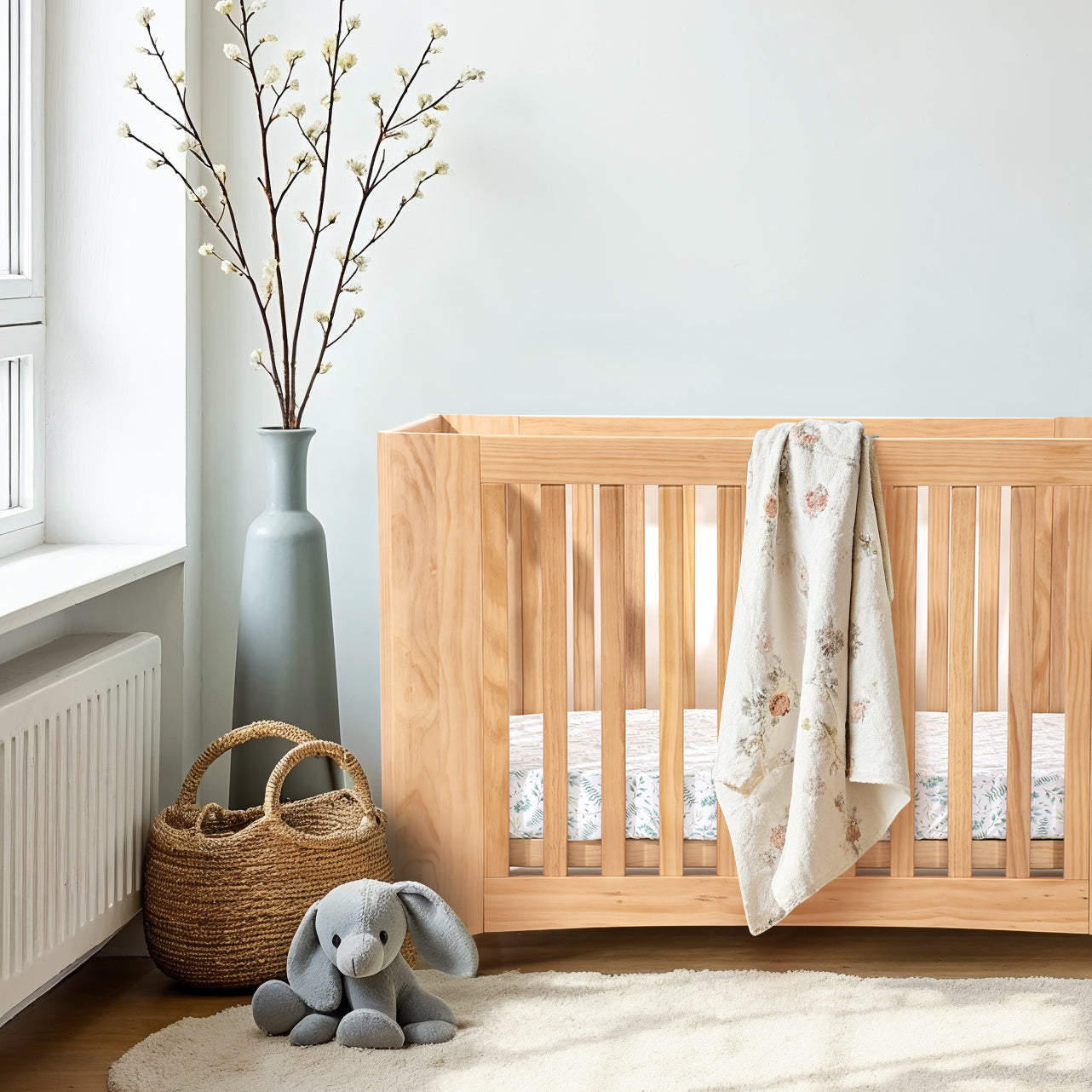 COCOON Evolve 4 in 1 Sandstone Including the Australian made mattress set & Toddler bed Conversion Kit