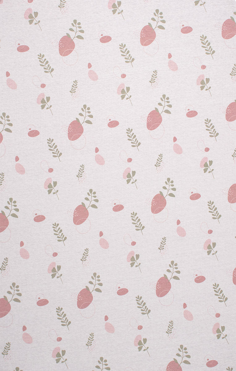 Cheeky Chestnut Organic Cotton Round Bassinet Fitted Sheet