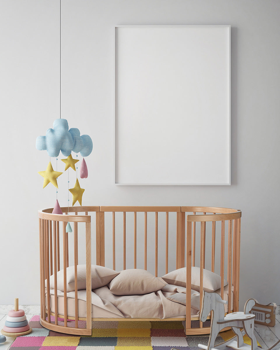 Lolli Furniture Sprout 4 in 1 Natural beech wood Including the Australian made mattress set
