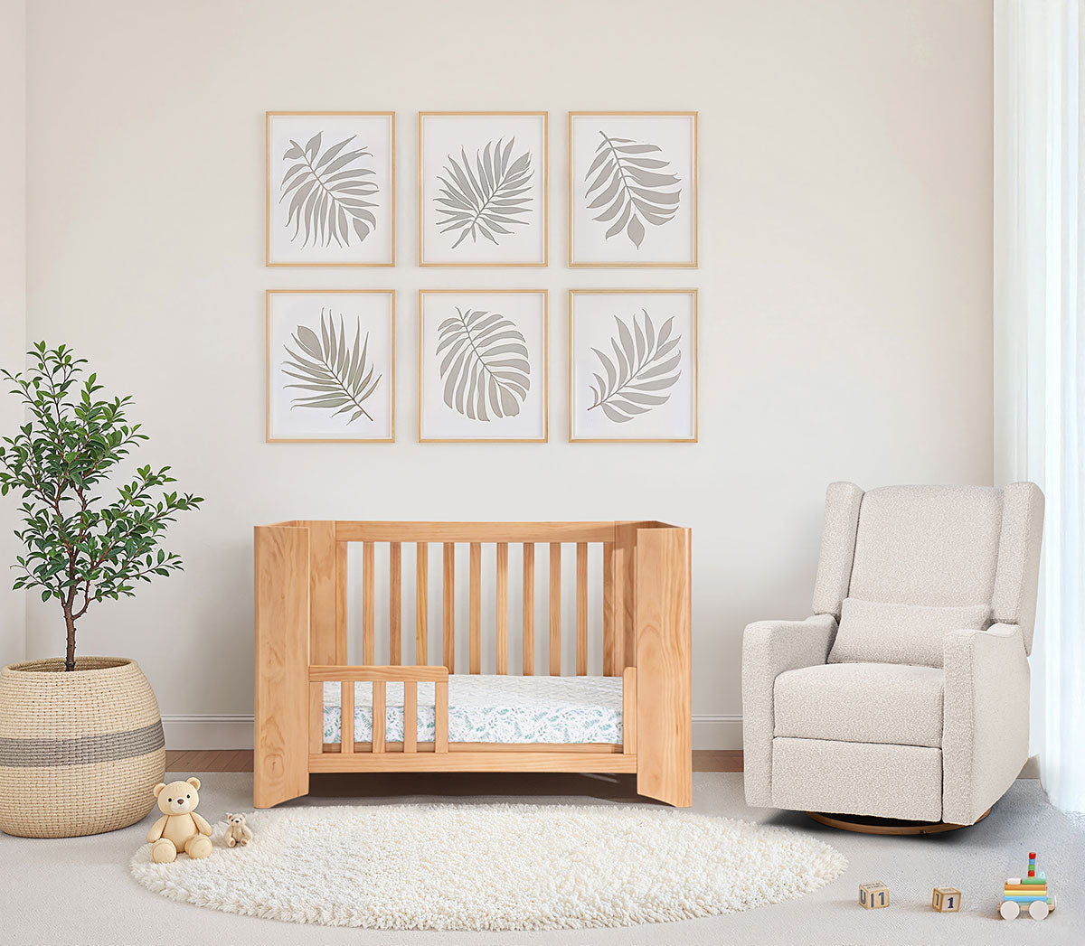 COCOON Evolve 4 in 1 Sandstone Including the Australian made mattress set & Toddler bed Conversion Kit