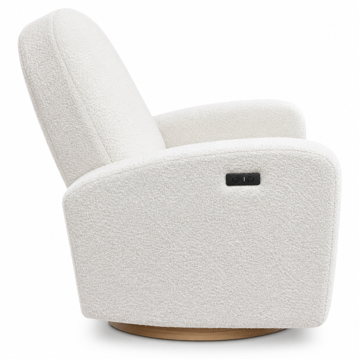 COCOON Dome Electric Recliner Glider Nursery Chair is Eggshell