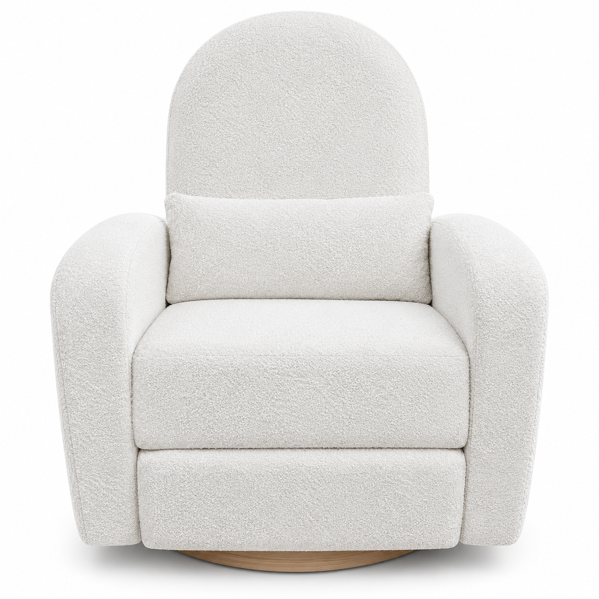 COCOON Dome Electric Recliner Glider Nursery Chair is Eggshell