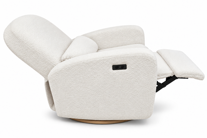COCOON Dome Electric Recliner Glider Nursery Chair is Eggshell