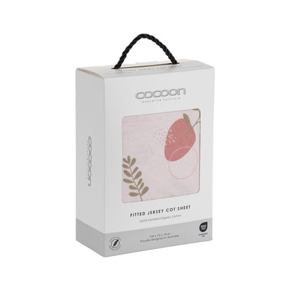 Cheeky Chestnut Organic Cotton Cot Fitted Sheet