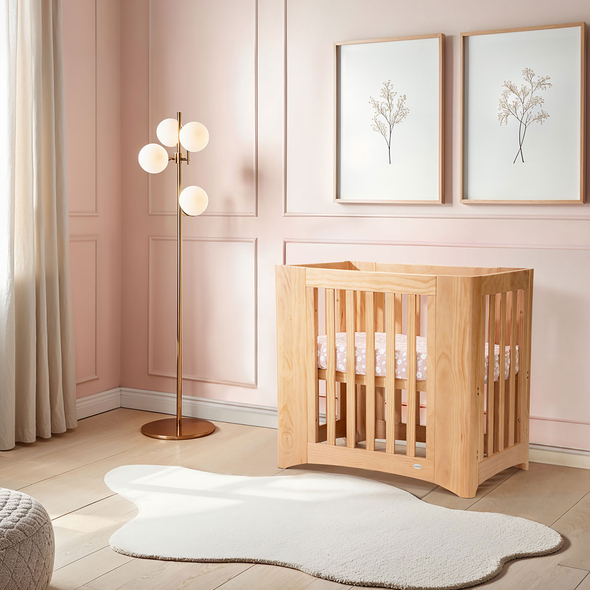COCOON Evolve 4 in 1 Sandstone Including the Australian made mattress set & Toddler bed Conversion Kit