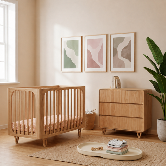 Cocoon Vibe Sandstone Grow with Me Nursery Bundle