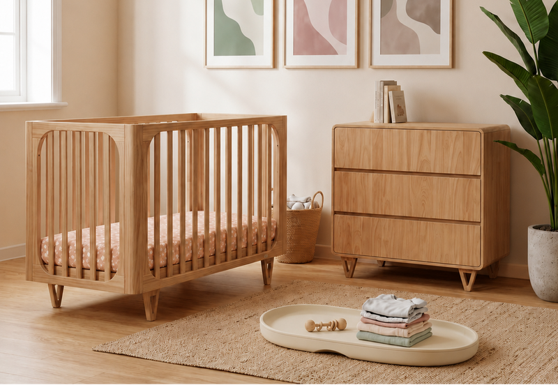 Cocoon Vibe Sandstone Grow with Me Nursery Bundle
