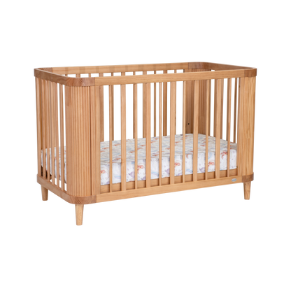 Scandi Nursery Cot - Sandstone