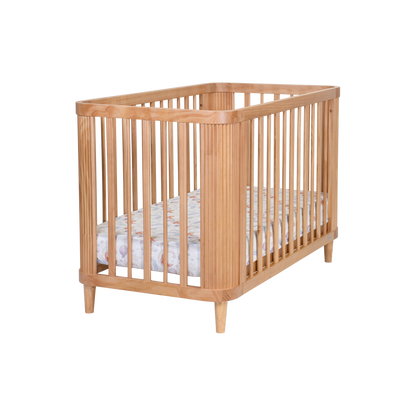 Scandi Nursery Cot - Sandstone