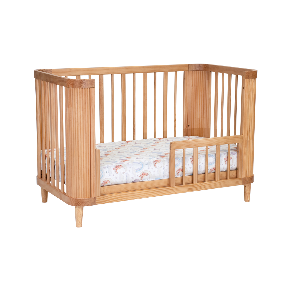Scandi Nursery Cot - Sandstone