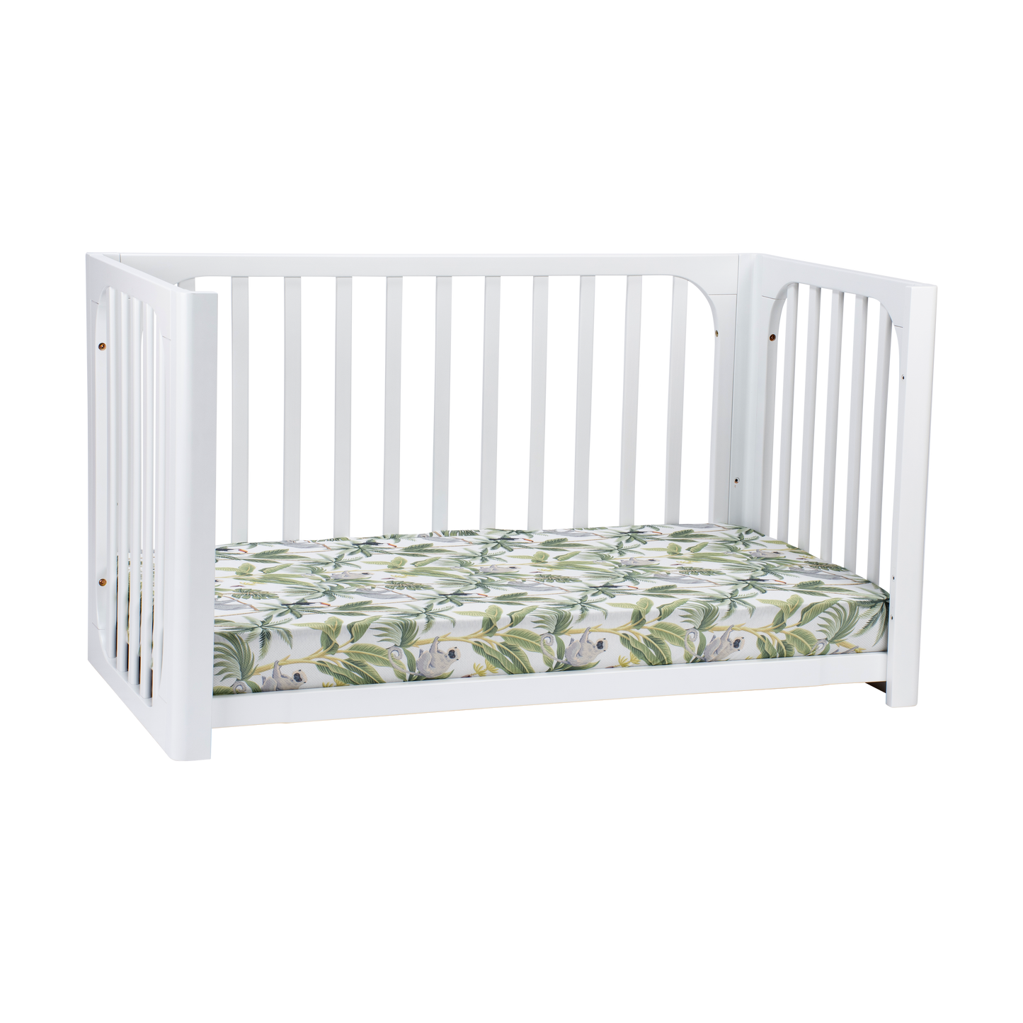 COCOON Vibe White including an Australian made Inner Spring mattress & Toddler bed rail