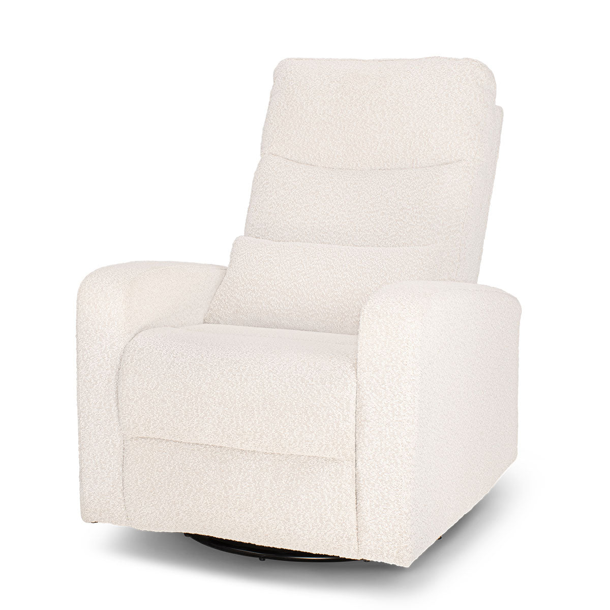 COCOON PLUSH Recliner Glider Chair - Boucle Light Grey