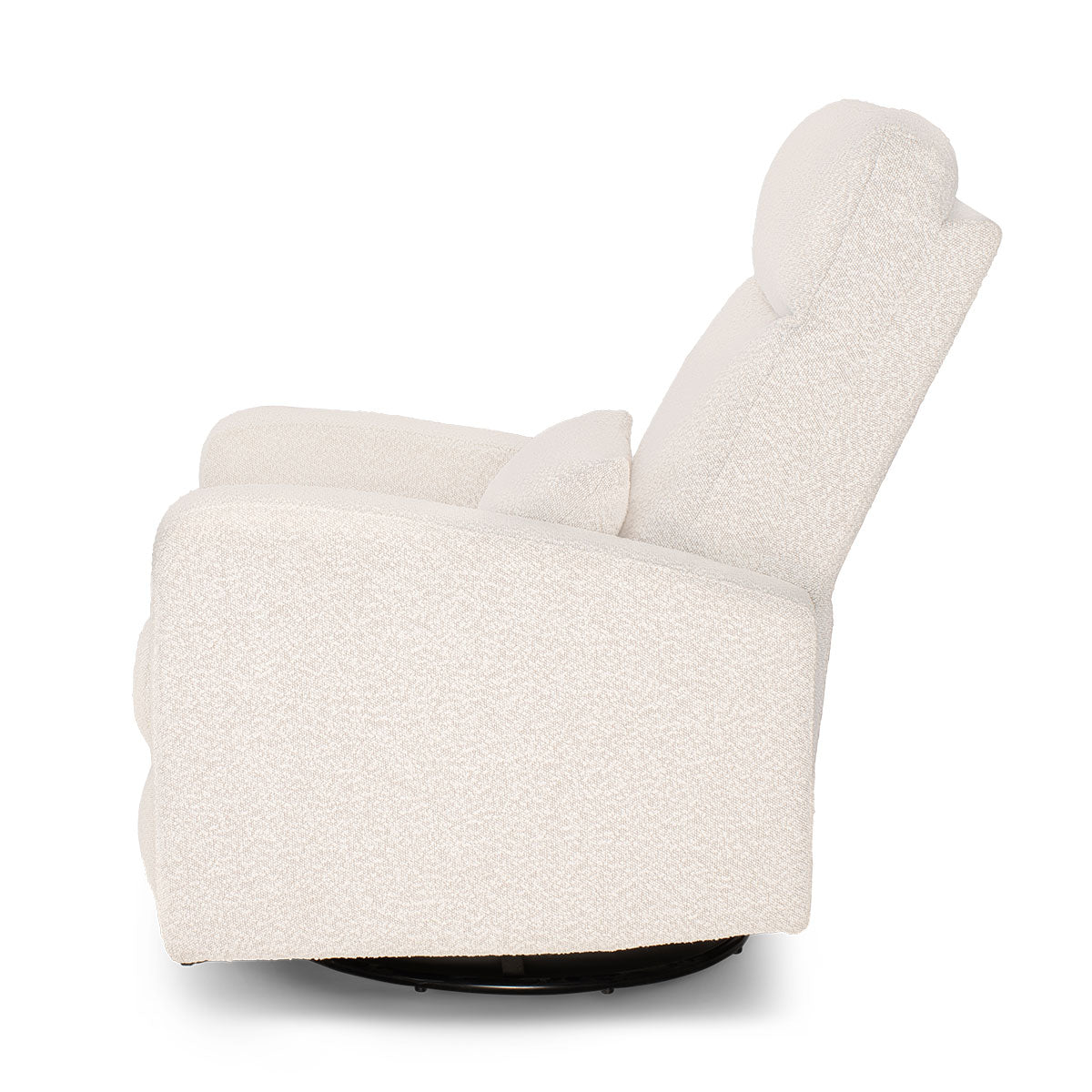 COCOON PLUSH Recliner Glider Chair - Boucle Light Grey