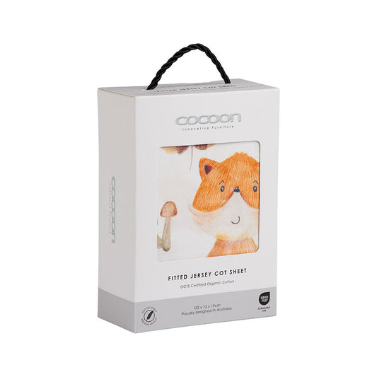 COCOON Fitted Cot Sheet – Forest Friends