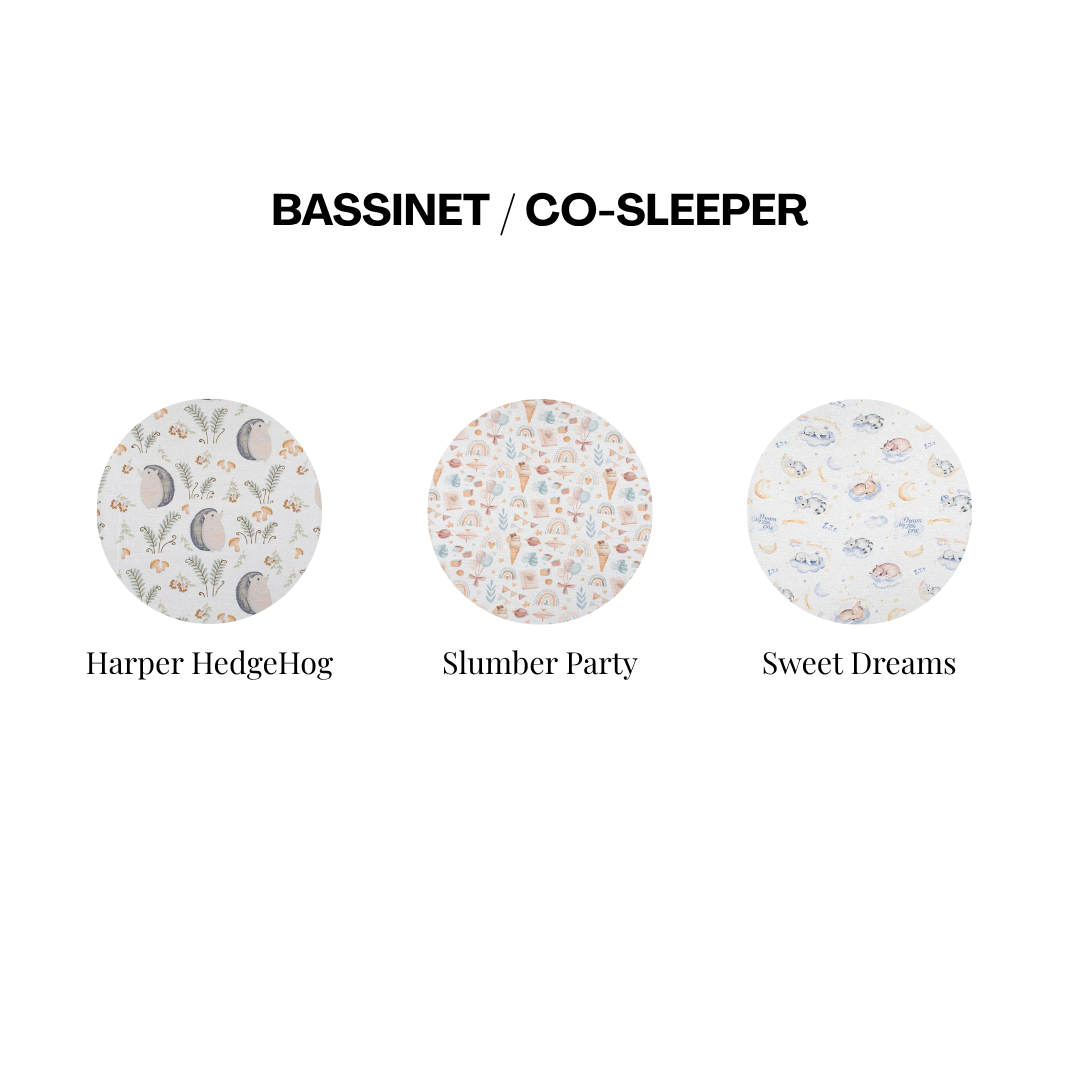 COCOON Bassinet/Co-sleeper Fitted Sheets