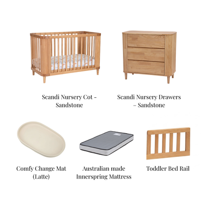 COCOON Scandi Safe & Snug Nursery Bundle