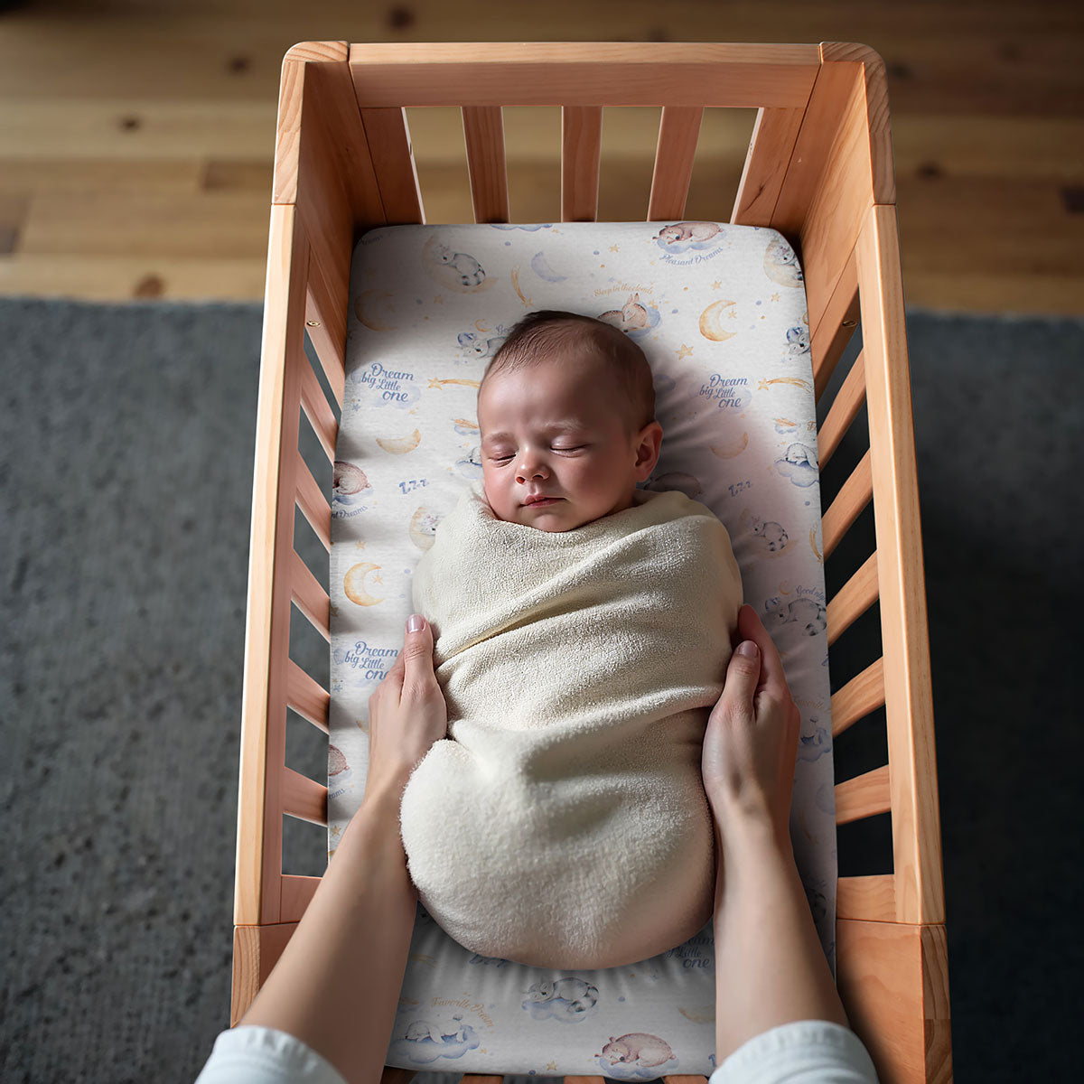 COCOON Bassinet/Co-Slepper Fitted Sheet – Sweet Dreams