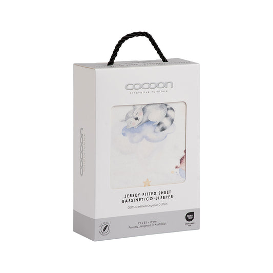 COCOON Bassinet/Co-Slepper Fitted Sheet – Sweet Dreams