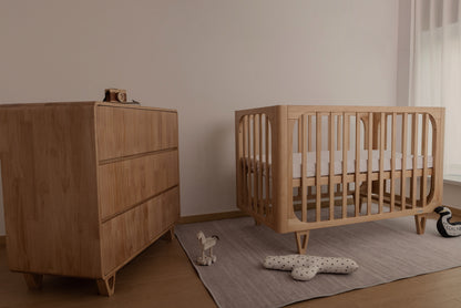 COCOON Vibe Sandstone including an Australian made Inner Spring mattress & Toddler bed rail