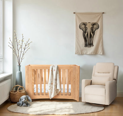 COCOON Evolve 4 in 1 Sandstone Including the Australian made mattress set & Toddler bed Conversion Kit