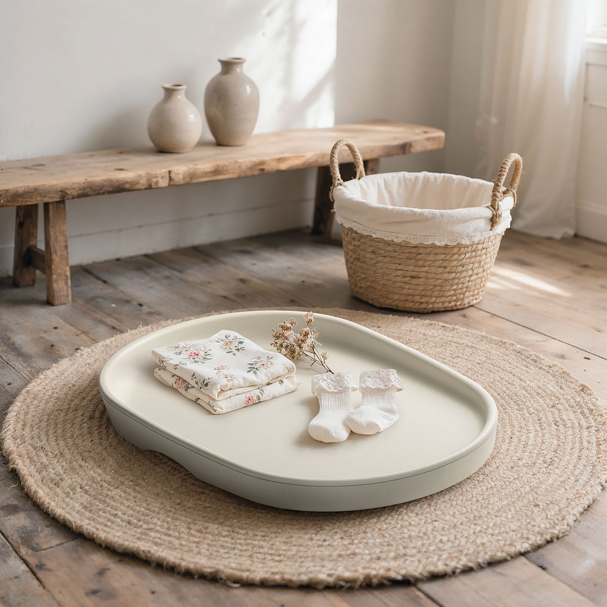 Cocoon Vibe White Grow with Me Nursery Bundle