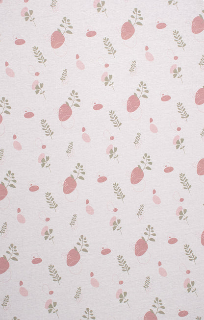 Cheeky Chestnut Organic Cotton Oval Nest and Lolli Sprout Fitted Sheet