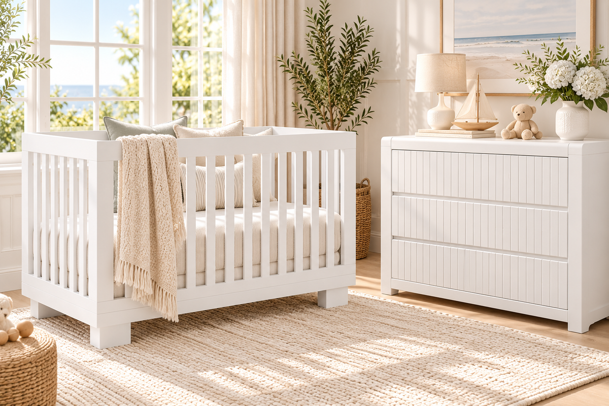 Cocoon Aston Cot and Mattress Package: Converts to Toddler Bed