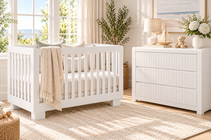 Cocoon Aston Cot and Mattress Package: Converts to Toddler Bed