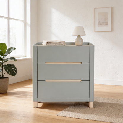 ALLURE CHANGE AREA DOVE GREY NATURAL Including premium change mat