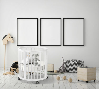 Lolli Furniture Sprout 4 in 1 Snow White beech wood Including the Australian made mattress set