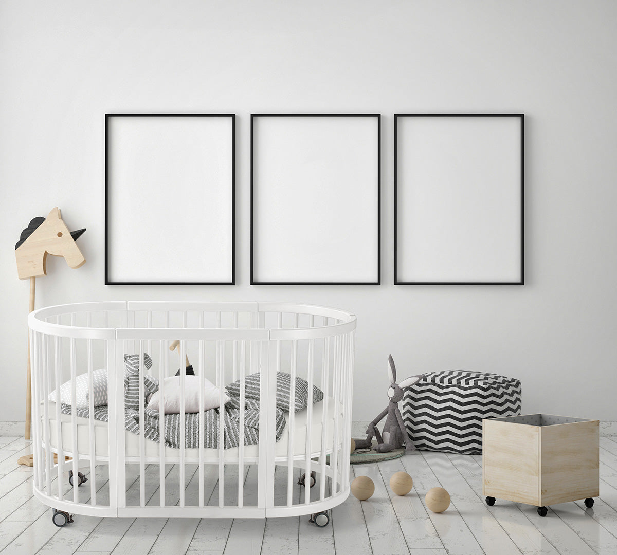 Lolli Furniture Sprout 4 in 1 Snow White beech wood Including the Australian made mattress set