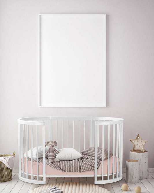 Lolli Furniture Sprout 4 in 1 Snow White beech wood Including the Australian made mattress set